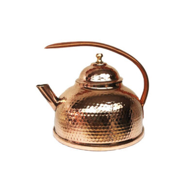 Persian Copper Tea Kettle Durable Stovetop Traditional Hammered 144