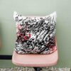 Persian Velvet Cushion Cover - Calligraphy Colorful Design (Set of 2)