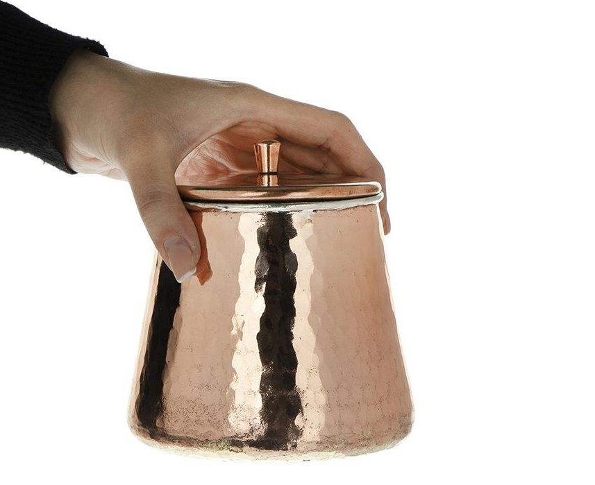 Persian Copper Dizi Pot with Lid for Cooking Abgoosht