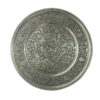 Decorative Copper Tray Hand-Engraved with Persian Artisanal Flower