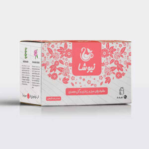 Newsha Rosemary & Damask Rose Flavored Green Tea 70 gr (10x)
