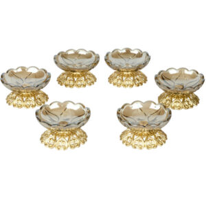 Elegant Crystal Haft-sin Set for Nowruz Persian New Year