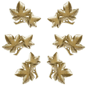 Elegant Brass Haft-sin Set for Nowruz Persian New Year C2122