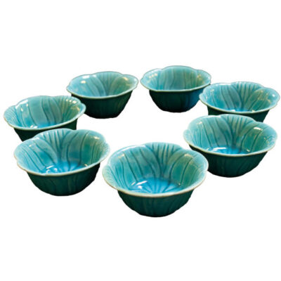 Pottery Haft-sin Set for Nowruz Persian New Year Nice