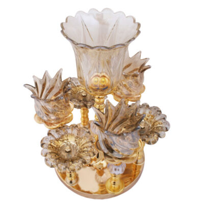Elegant Crystal Haft-sin Set for Nowruz Persian New Year W201