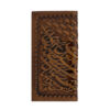 Persian Leather Long Wallet with Calligraphy