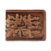 Persian Leather Bifold Wallet for Men with Afra Design