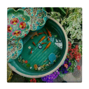 Decorative Persian Ceramic Tile Fish