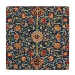 Decorative Persian Framed Ceramic Tile – Flower