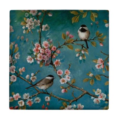 Persian Spring Ceramic Wall Tile WK311 – Seasonal Decorative Artwork for Home Interiors