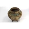 Handcrafted Decorative Persian Pottery Vase with the Negar Art Motif, Showcasing Traditional Craftsmanship