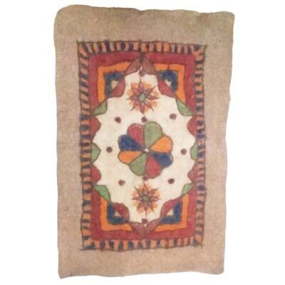Persian Wool Felt Rug 100% Natural and Handmade Teb20