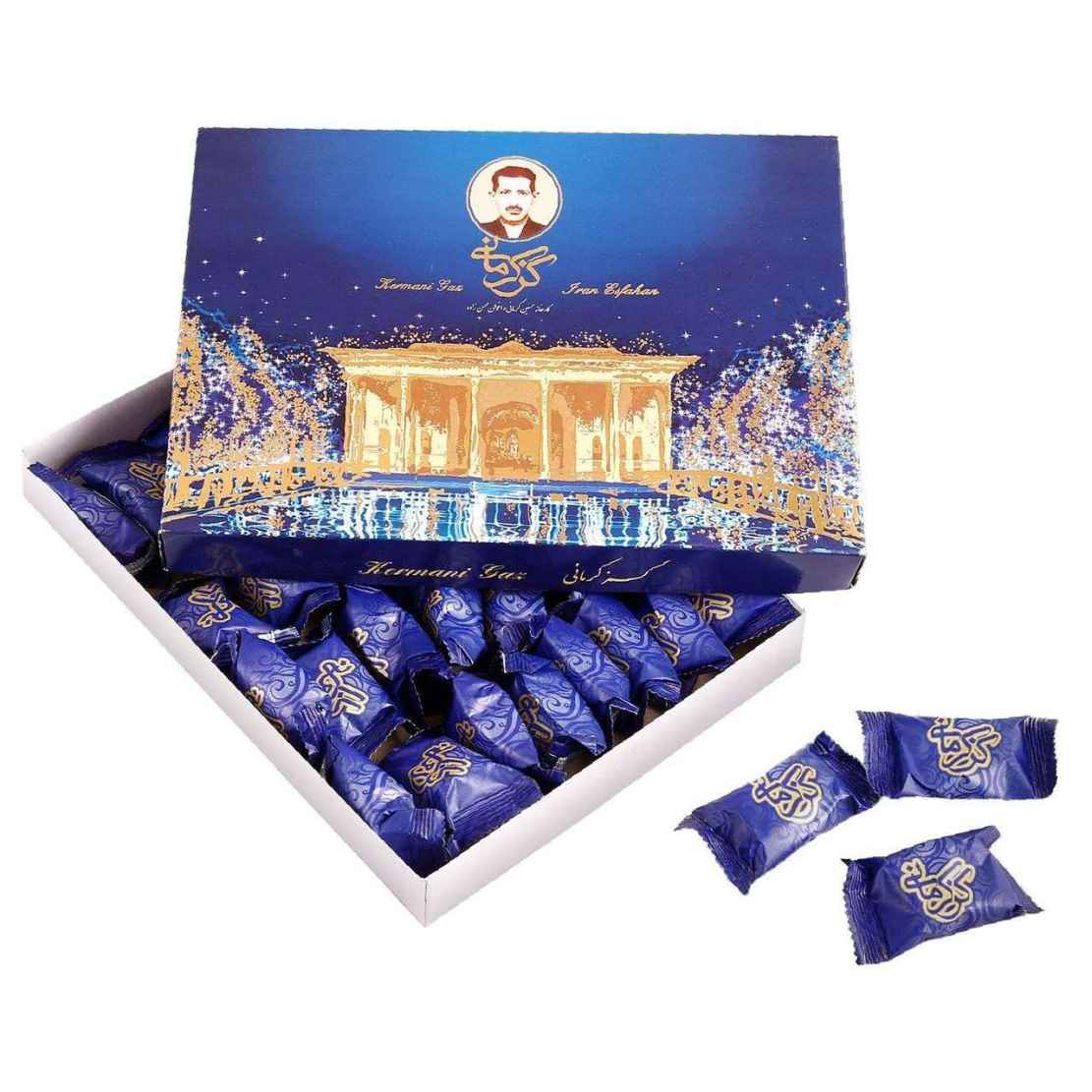 Kermani VIP Gaz: 42% Pistachio – Traditional Iranian Nougat with Rosewater