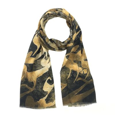 Persian Print Shawl for Women Artistic Model Calligraphy