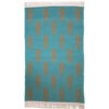 Persian Handwoven Zilou Floor Covering Rug Green
