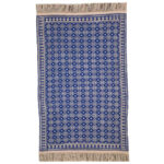 Persian Handwoven Zilou Floor Covering Rug Blue