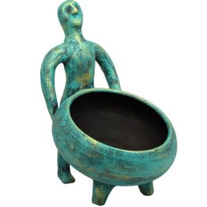 Persian Pottery Candlestick Handmade with Artisan Elegance Dummy