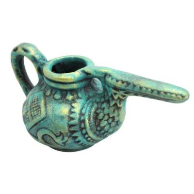 Handmade Persian Pottery Tealight Candle Holder, Negar Artisan Design, Traditional Décor