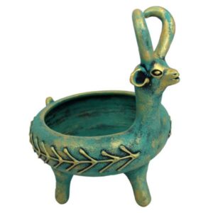 Decorative Persian Accent – Pottery Candy Bowl Model Goat