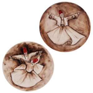 Hand-Painted Decorative Pottery Wall Plate Sama