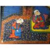 Persian Print Shawl for Women Artistic Model Shahnameh