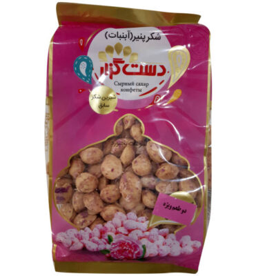 Persian Shekar Panir – Traditional Sugar Candy with Fragrant Damask Rose & Saffron Flavor