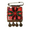 Embroidered Traditional Balochi Brooch Pin – Unique Cultural Design