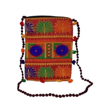 Ethnic Embroidered Crossbody Bag Baluchi Pattern A24