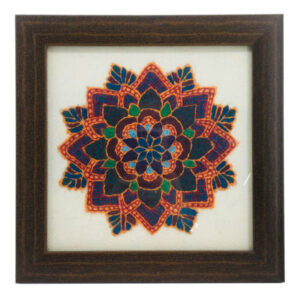 Persian Embroidered Tapestry Wall Hanging – Floral Textile Art