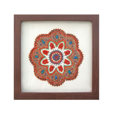 Persian Embroidered Tapestry Wall Hanging – Floral Balochi Textile Art