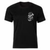Persian Style Black T-Shirt Model Hich 15 — Contemporary Persian Calligraphy, Unique Script Motif