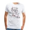 Persian Cotton White T-Shirt Model 33 — Refined Persian Calligraphy, Cultural Heritage Style