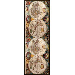 Persian Print Shawl for Women Artistic Model Earth