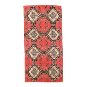 Persian Print Shawl for Women Artistic Carpet Pattern
