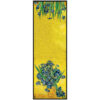 Print Shawl for Women Artistic and Lightweight Irises