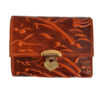 Persian Leather Trifold Wallet for Women with Poem