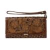 Persian Leather Long Wallet for Women with Parala Design
