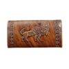 Persian Leather Long Wallet for Women with Achaemenid Design