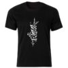 Persian Style Black T-Shirt Model Parsi — Elegant Persian Calligraphy, Traditional Script Design