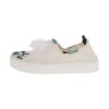 Handcrafted Persian Giveh Shoes - Artistic Eye White Model