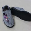 Handcrafted Persian Giveh Shoes - Flower Gray Model