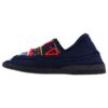 Handcrafted Persian Giveh Shoes - Hendesi Geometric Navy Model