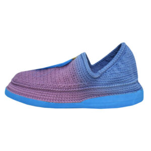 Handcrafted Persian Giveh Shoes – Sky Purple Model