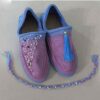 Handcrafted Persian Giveh Shoes - Sky Purple Model