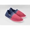 Handcrafted Persian Giveh Shoes - Red & Blue Pink Model