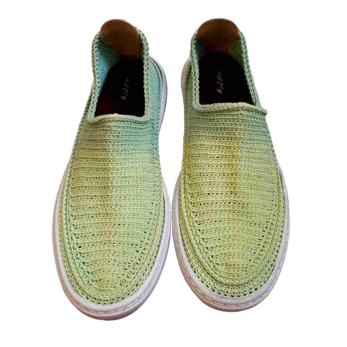 Handcrafted Persian Giveh Shoes – Bishe Green Model