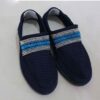 Handcrafted Persian Giveh Shoes - Navy Blue Klash Model