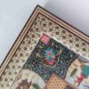 Persian Inlaid Wooden Marquetry Chess Board with Miniature Inspired Painting Design