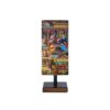 Minimalist Handcrafted Persian Wooden Table Lamp – Shahnameh Rectangular Design
