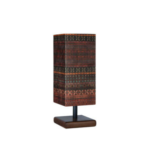 Minimalist Persian Wooden Table Lamp & Bedside Handcrafted MT70